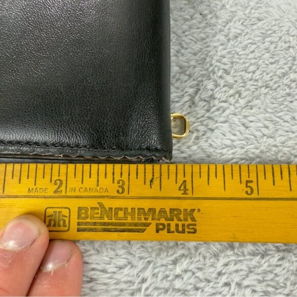 LOEWE Anagram Leather Bifold Long Wallet Black - Picture 15 of 15